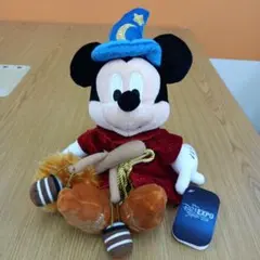 タグ付き　ディズニーストア　ソーサラーミッキー　ぬいぐるみ　D23 EXPO