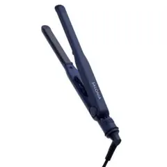 USED ストレート ヘアアイロン SALONIA ネイビー 15mm ポーチ付