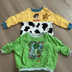 トイ・ストーリー９0㎝トレーナー2枚セット