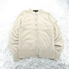 カシミヤ100% ルーマニア製 BrooksBrothersカーディガン XS