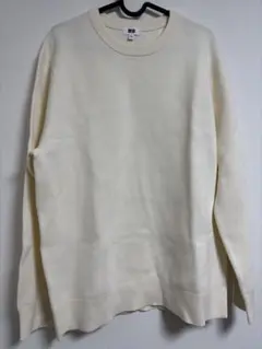 ウォッシャブルミラノリブクルーネックセーター xl