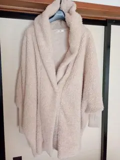 トレンド暖かいボアジャケット/ベージュ