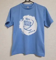 マラソンТシャツ　記念Tシャツ 水色