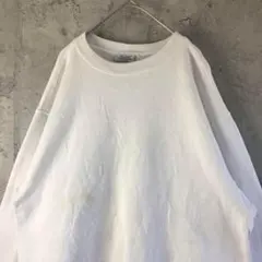 A3571古着　スウェット　ホワイト　無地　90s Y2K