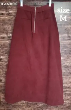 ジーナシス ‪‪❤︎‬ (M) レディース ロングスカート フェイクスエード