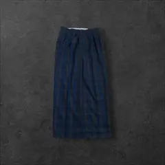 90s vintage wide wool slacks ツータック check