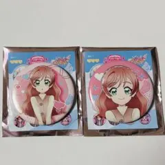 大空あかり ハート缶バッジ キラッキラ - メルカリ