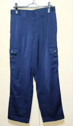 美品　未使用　メンズ　ネイビー カーゴパンツ　 4ポケット