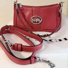希少 COACH コーチ レガシー アマンダ ショルダーバッグ レッド Y2K 
