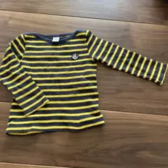 PETIT BATEAU ストライプ長袖カットソー 104cm