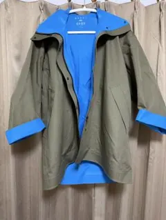 UNIQLO オリーブグリーン/ブルー マウンテンパーカー