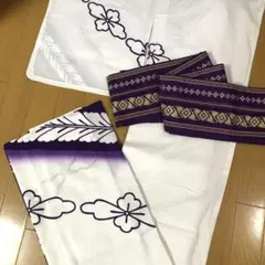 浴衣反物 「百合とツバメ」 - メルカリ