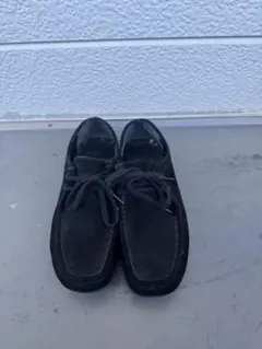 美品 GU ワラビー スエード モカシン 26cm ブラック