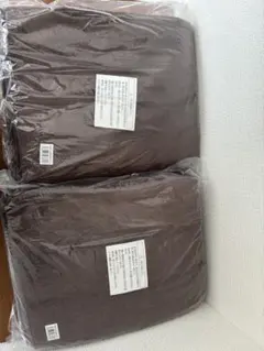 ブラウン バスタオル 2セット　34✖️85 ハンドタオル　エステサロン　サロン用