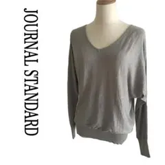 ジャーナルスタンダード　アンゴラ混　セーター　ニット　薄手　ドルマンスリーブ