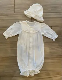 familiar くまちゃんが可愛いツーウェイオールとお帽子 退院着に♡