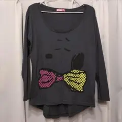 【未使用　中のタグに汚れ有】LDS PEANUTS SNOOPY 長袖シャツ