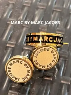 MARC BY MARC JACOBS ロゴ ピアス ゴールドのサムネイル