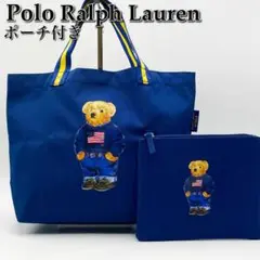 美品★Polo Ralph Lauren クマプリントトートバッグ ★120