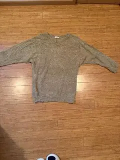 RRRyu ベージュ系 ニットセーター LLサイズ