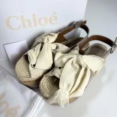 ✨付属品完備 入手困難モデル✨ クロエ エスパドリーユ 厚底 サンダルのサムネイル