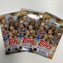 2025-26 Topps Holiday Basketball 3パック