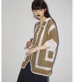 todayful クロシェットオーバーシャツ　オリーブ　トゥデイフルのサムネイル
