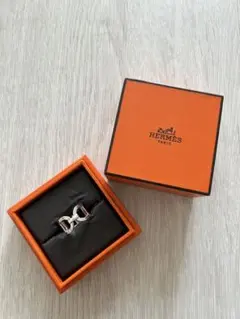 HERMES ツイスト パンク SV925 シルバー リング ※鑑定付き - メルカリ