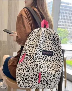 ヒョウ柄 バックパック