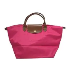 【美品】LONGCHAMP ロンシャン　ピンク 　ル　プリアージュMサイズ