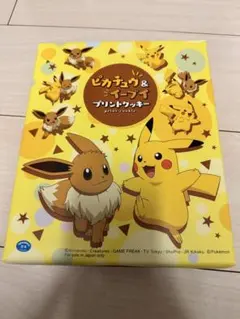 ピカチュウ&イーブイ　プリントクッキー　１２枚入りのサムネイル