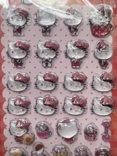 ちょっと訳あり【海外正規品】サンリオ　ハローキティ　3Dクリスタルドロップシール