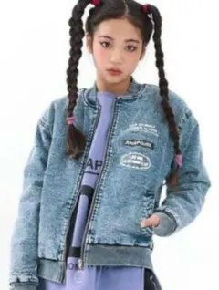 ANAP アナップガール デニム ボアジャケット
