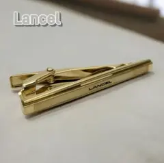 Lancel ランセル ネクタイピン タイピン タイバー ロゴ ゴールドのサムネイル