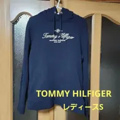 【美品】Tommy Hilfiger ネイビー パーカー　レディースS