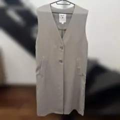 ニコアンド　ジレ　グレーMサイズ