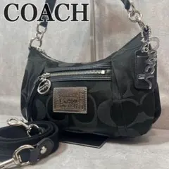 Coach Poppy Signature Shoulder Bag y2k