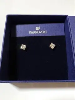 スワロフスキーピアス クリスタル スタッド ローズゴールド Swarovski