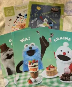 パペットスンスン　クリアファイル5枚セット