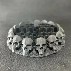 受け皿　鉢皿　3Dプリンター鉢　植木鉢　髑髏　ドクロ　アガベ　317のサムネイル