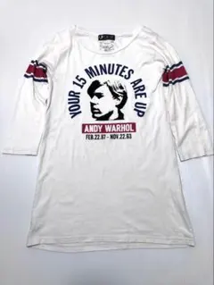 アンディ・ウォーホル/ヒステリックグラマー 7部袖Tシャツ