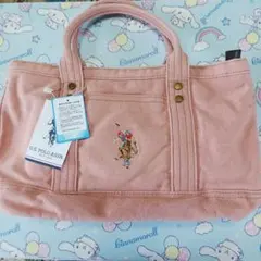 U.S. POLO ASSN. ピンクトートバッグ