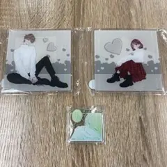 不可抗力のILOVEYOU くじメイト アクリルスタンド ミラー チャーム 