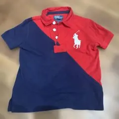 Polo by Ralph Lauren ポロシャツ 4/4T 赤/紺