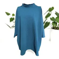 CERISIER ハルメク ボトルネック プルオーバー 3L ピーコック