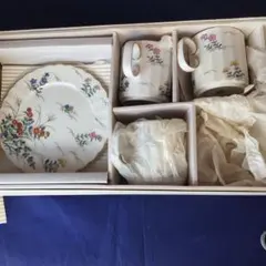 山５１４，花柄コーヒーカップセット