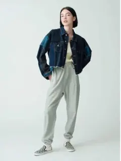 RHC × Championコラボ　グレー スウェットパンツ