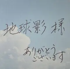 地球影 様　専用
