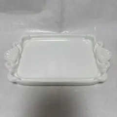 陶器製装飾トレイ 約20cm x 15cm