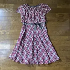 エムズグレイシー チェックワンピ